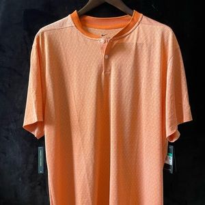 NWT—XL Nike Dri-Fit coral Golf Polo